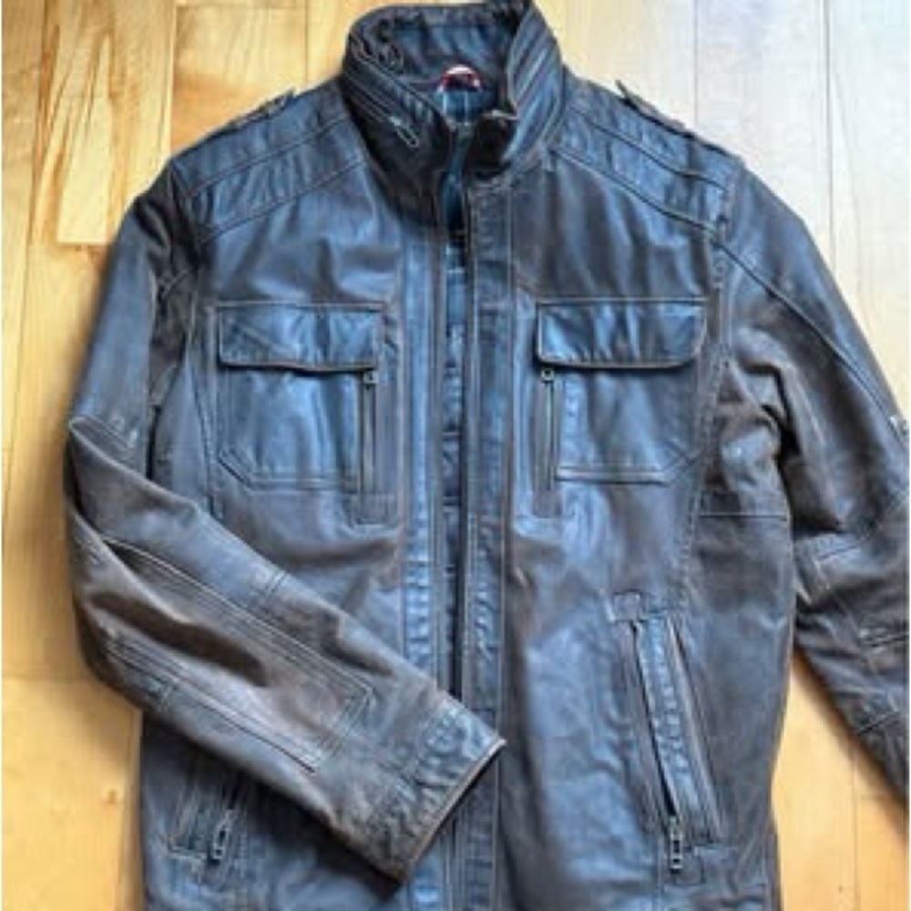 Men's Classic Brown Military Jacket